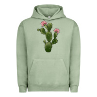 Pigment Oil Green cactus 2 Urban Hoodie - JahusDesignShop