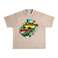 French Oak west virginia map sunflower cactus serape Urban Heavy Tee - RanaPortraitStore
