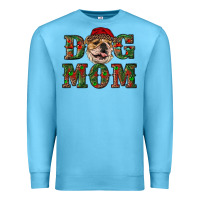 Ocean Blue english bulldog mom christmas Premium Sweatshirt - RanaPortraitStore