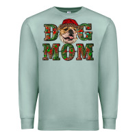 Seafoam english bulldog mom christmas Premium Sweatshirt - RanaPortraitStore