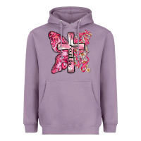 Lavender faith cancer cross Heavyweight Hoodie - Zillion Design Studio