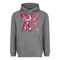 Faith Cancer Cross Heavyweight Hoodie | Teevron
