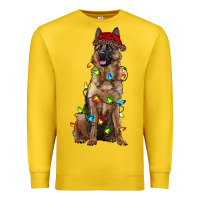 Lemon christmas german shepherd Premium Sweatshirt - RanaPortraitStore