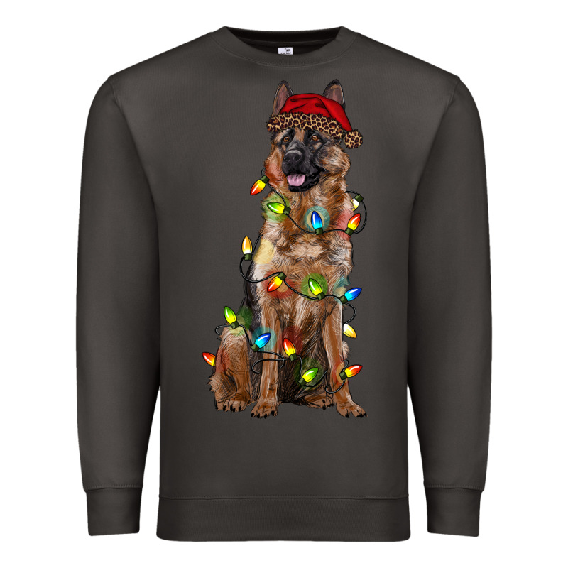 Christmas German Shepherd Premium Sweatshirt by RanaPortraitStore | Teevron