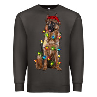 Smoke christmas german shepherd Premium Sweatshirt - RanaPortraitStore