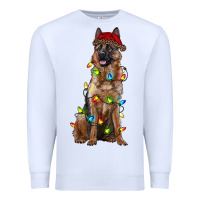 White christmas german shepherd Premium Sweatshirt - RanaPortraitStore