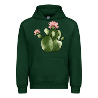 Forest Green cactus Urban Hoodie - JahusDesignShop