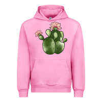 Fuchsia Pink cactus Urban Hoodie - JahusDesignShop