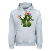 Heather Grey cactus Urban Hoodie - JahusDesignShop