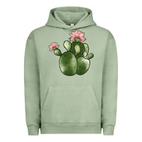 Pigment Oil Green cactus Urban Hoodie - JahusDesignShop