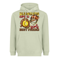 Matcha diamonds are a girls best friend softball Heavyweight Hoodie - texasbilliewilder