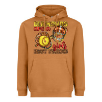 Meerkat diamonds are a girls best friend softball Heavyweight Hoodie - texasbilliewilder