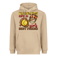 Mushroom diamonds are a girls best friend softball Heavyweight Hoodie - texasbilliewilder