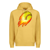 Antique Gold softball Premium Hoodie - JahusDesignShop