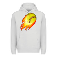 Dove Grey softball Premium Hoodie - JahusDesignShop