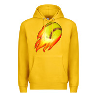Lemon softball Premium Hoodie - JahusDesignShop
