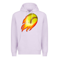 Lilac softball Premium Hoodie - JahusDesignShop