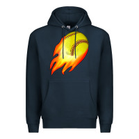 Navy softball Premium Hoodie - JahusDesignShop