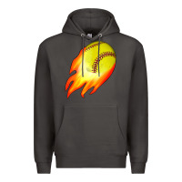 Smoke softball Premium Hoodie - JahusDesignShop
