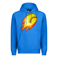True Royal softball Premium Hoodie - JahusDesignShop