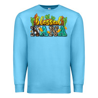 Ocean Blue blessed nana Premium Sweatshirt - Zillion Design Studio