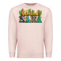 Pale Pink blessed nana Premium Sweatshirt - Zillion Design Studio