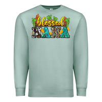 Seafoam blessed nana Premium Sweatshirt - Zillion Design Studio