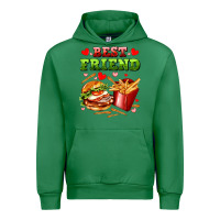 Emerald best friend hamburger potatoes Urban Hoodie - AdoDesignShop