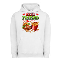 Pigment Lunar Rock best friend hamburger potatoes Urban Hoodie - AdoDesignShop