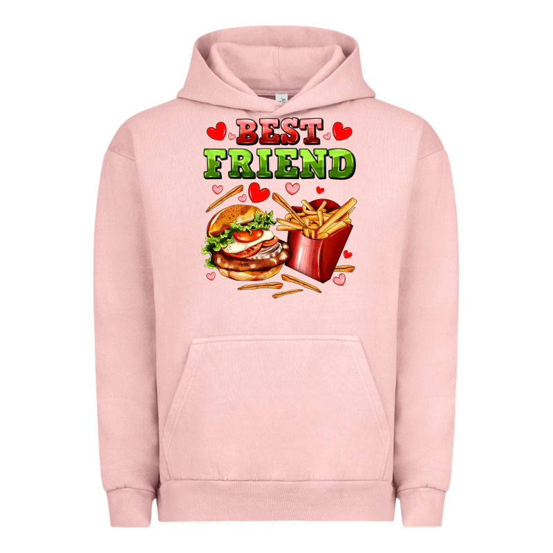 Best Friend Hamburger Potatoes Urban Hoodie by AdoDesignShop | Teevron