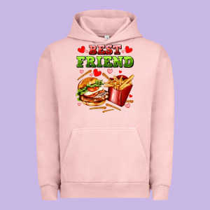 Best Friend Hamburger Potatoes Urban Hoodie Designed By Adodesignshop