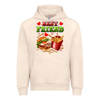 Sandshell best friend hamburger potatoes Urban Hoodie - AdoDesignShop