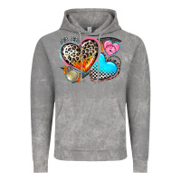Cloud Rock western leopard  racing  hearts Vintage Hoodie - AdoDesignShop
