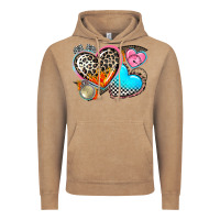 Vintage Coffee western leopard  racing  hearts Vintage Hoodie - AdoDesignShop