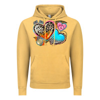 Vintage Mustard western leopard  racing  hearts Vintage Hoodie - AdoDesignShop