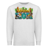 Oatmeal Heather blessed mom Premium Sweatshirt - Zillion Design Studio