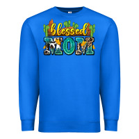 True Royal blessed mom Premium Sweatshirt - Zillion Design Studio