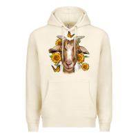 Tofu sunflower goat Premium Hoodie - Jasminsmagicworld
