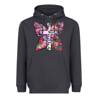 Smoke faith butterfly cross Heavyweight Hoodie - Zillion Design Studio