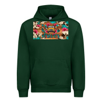 Forest Green bus driver school bus cowhide license plate Urban Hoodie - Artiststas