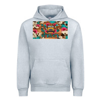 Heather Grey bus driver school bus cowhide license plate Urban Hoodie - Artiststas