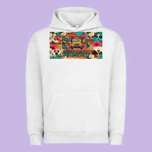 Bus Driver School Bus Cowhide License Plate Urban Hoodie Designed By Artiststas