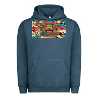 Pigment Midnight Navy bus driver school bus cowhide license plate Urban Hoodie - Artiststas