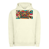 Pigment Pistachio bus driver school bus cowhide license plate Urban Hoodie - Artiststas