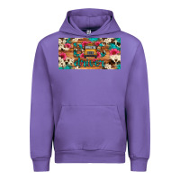 Tulip bus driver school bus cowhide license plate Urban Hoodie - Artiststas