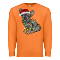 Carrot christmas french bulldog Premium Sweatshirt - RanaPortraitStore