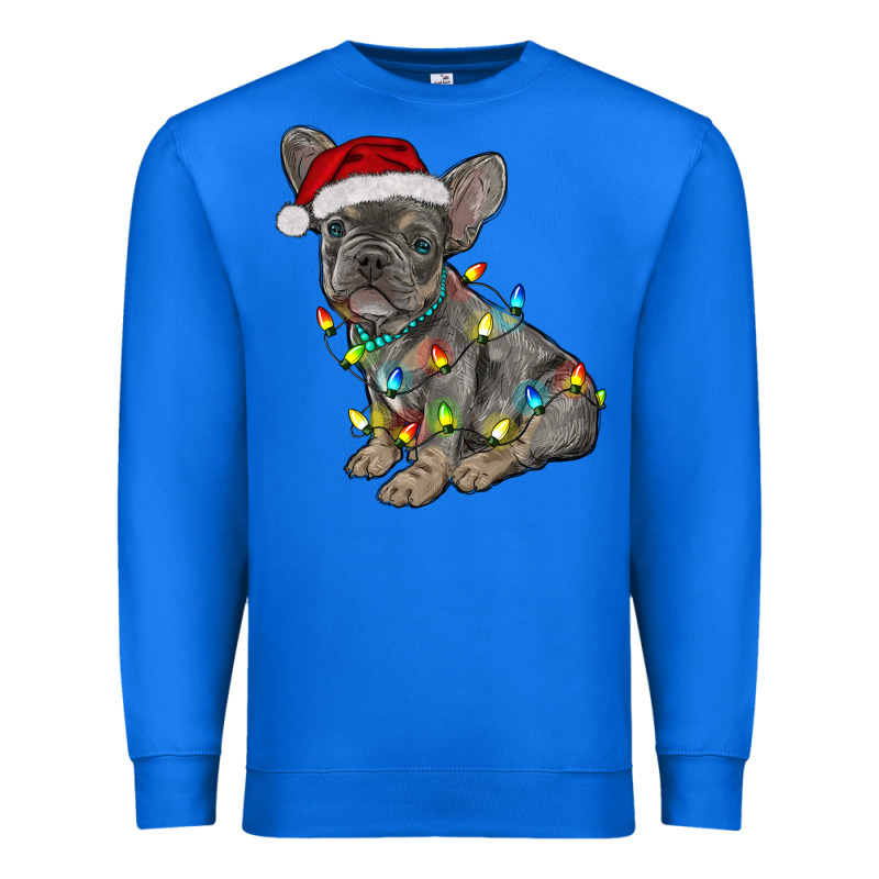 Christmas French Bulldog Premium Sweatshirt by RanaPortraitStore | Teevron