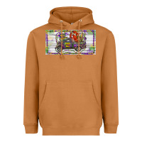 Meerkat Mardi Gras Truck And Fleur De Lis Crawfish Heavyweight Hoodie - RanaPortraitStore