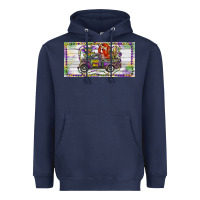 Mardi Gras Truck And Fleur De Lis Crawfish Heavyweight Hoodie | Teevron