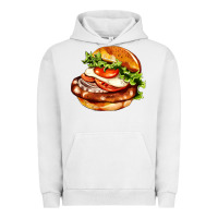 Pigment Lunar Rock American hamburger Urban Hoodie - AdoDesignShop
